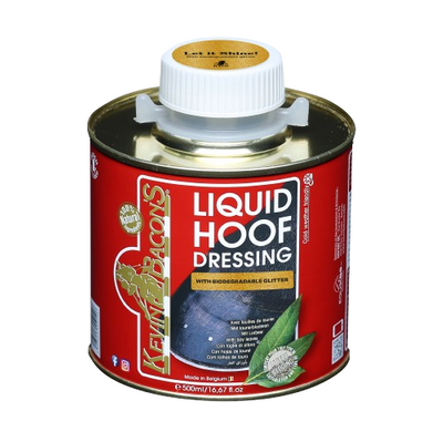 liquid hoof dressing glitter edition gold